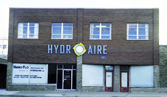 HydroAire's first facility on Diversey Avenue in Chicago circa 1969.